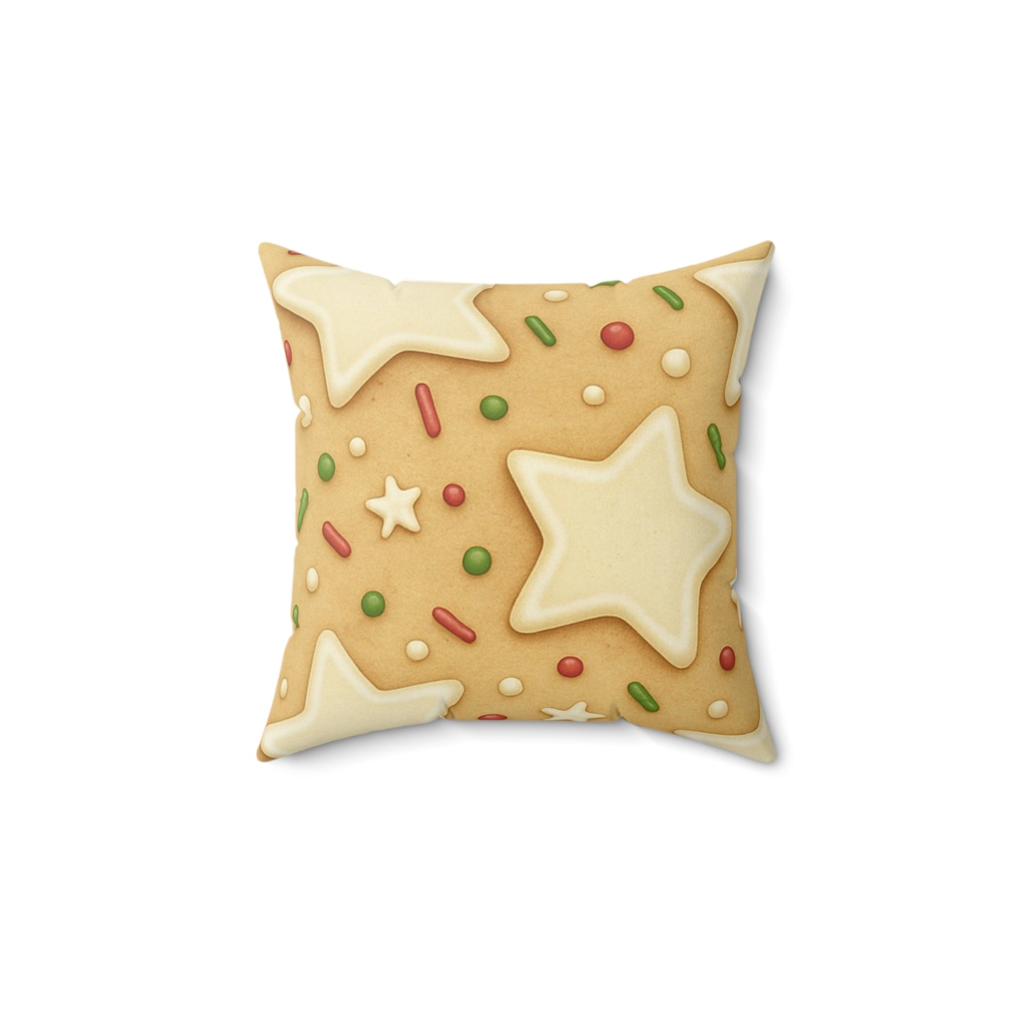 Christmas Cookie Pillow | Holiday Sprinkle Cushion | Festive Decor