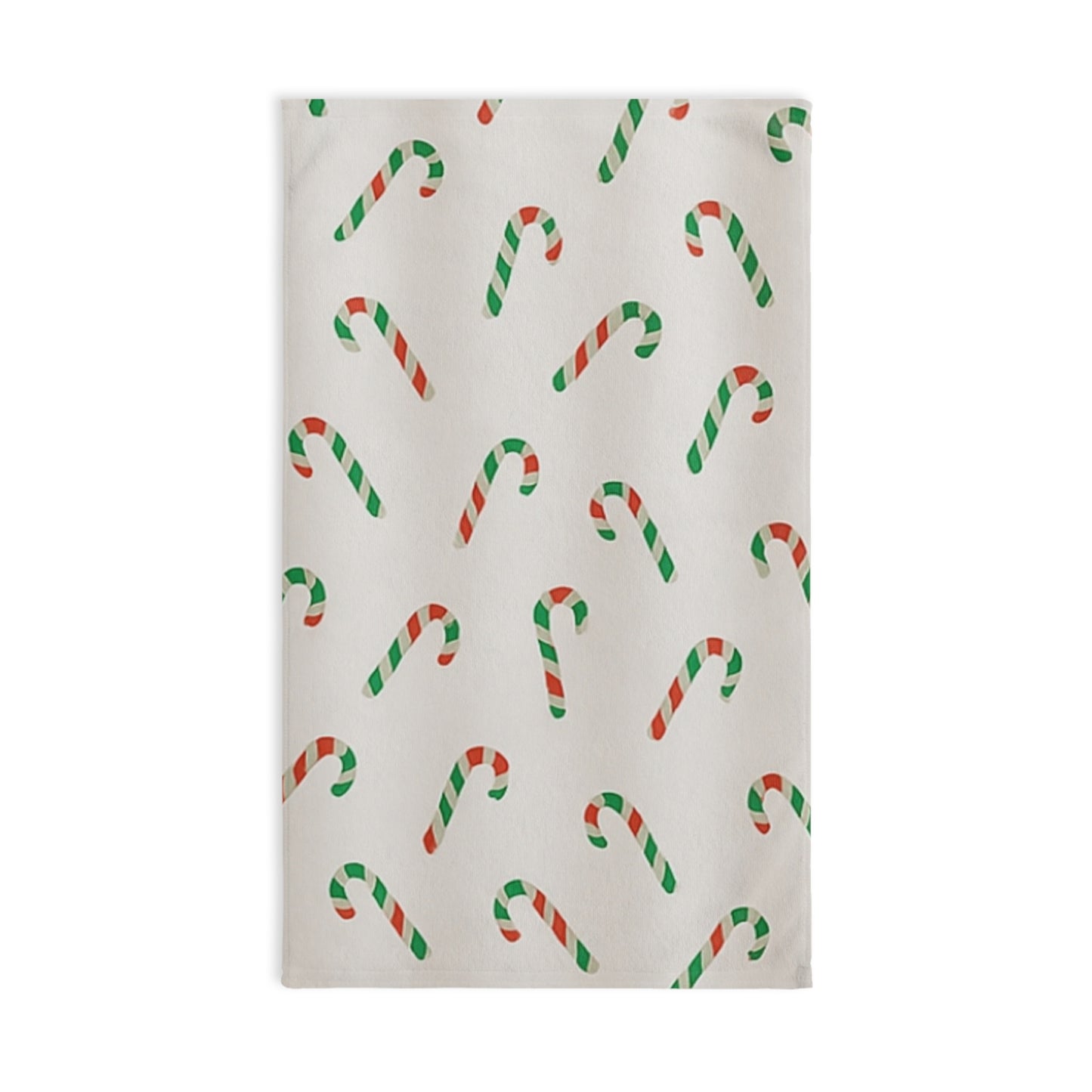 Candy Cane Pattern Hand Towel — Holiday Haven Collection