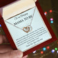 To an Amazing Mama to Be - Interlocking hearts